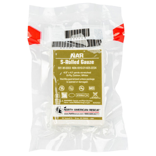 North American Rescue - S-Rolled Gauze