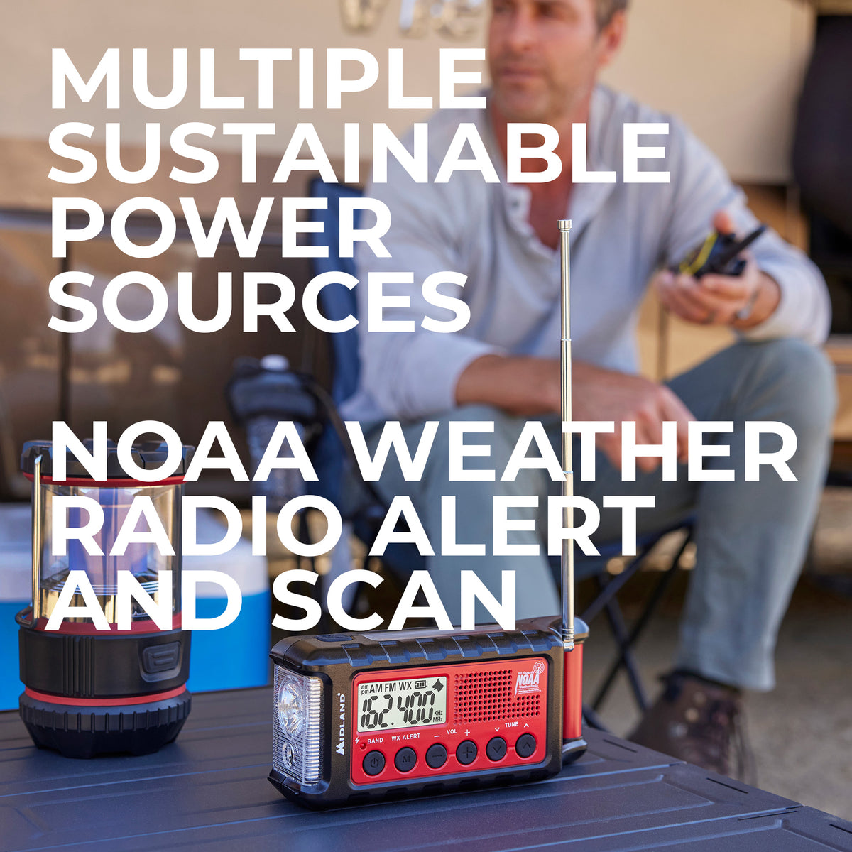 Midland - ER310 Emergency Crank Weather Radio Flashlight