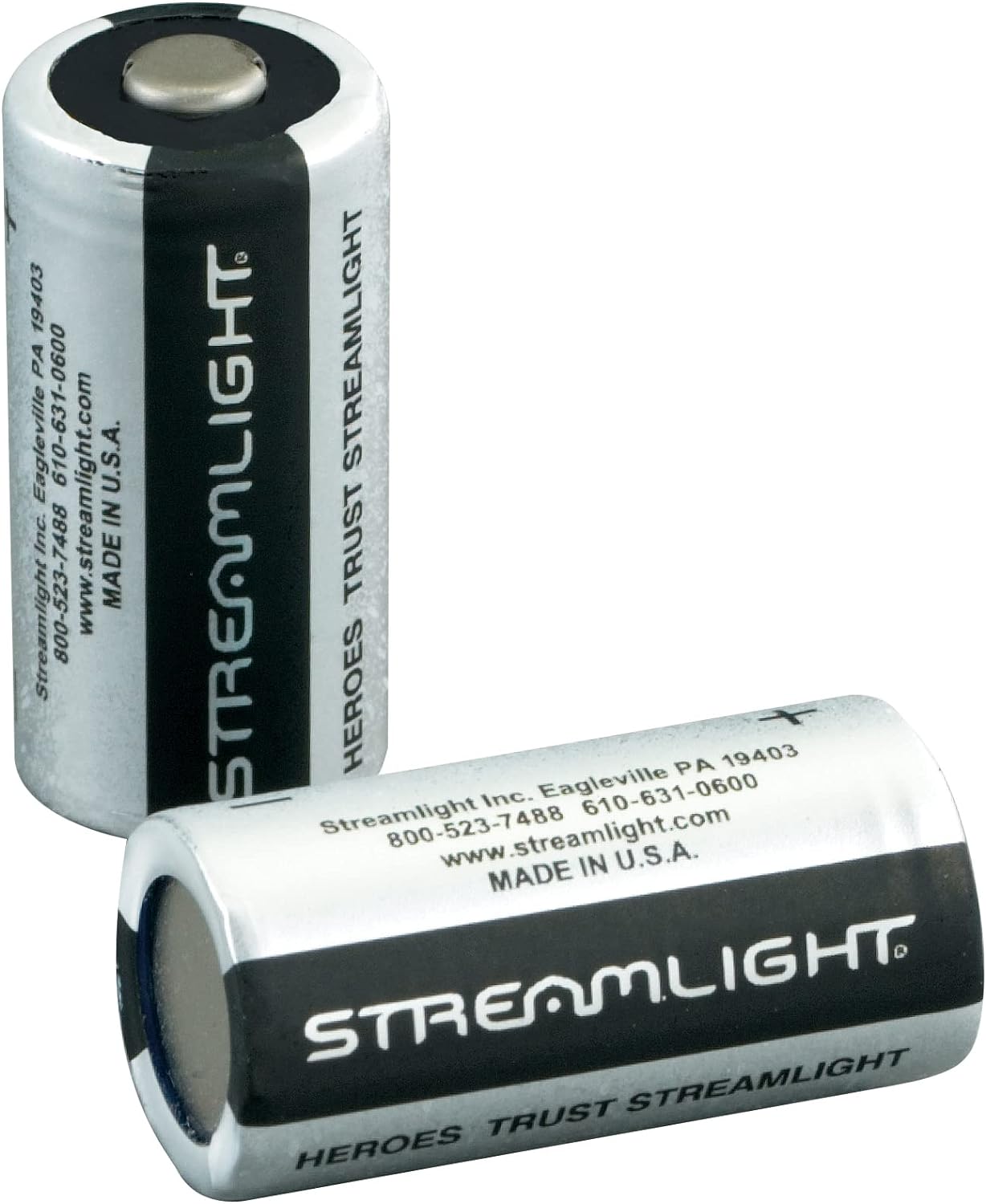 Streamlight - 85175 CR123A Lithium Batteries, 2-Pack