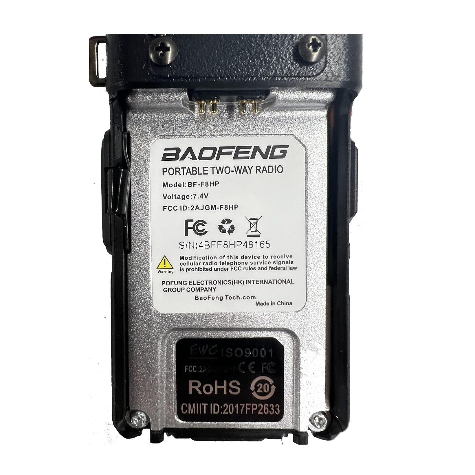 BAOFENG - BF-F8HP (UV-5R 3rd Gen) 8-Watt Dual Band Two-Way Radio