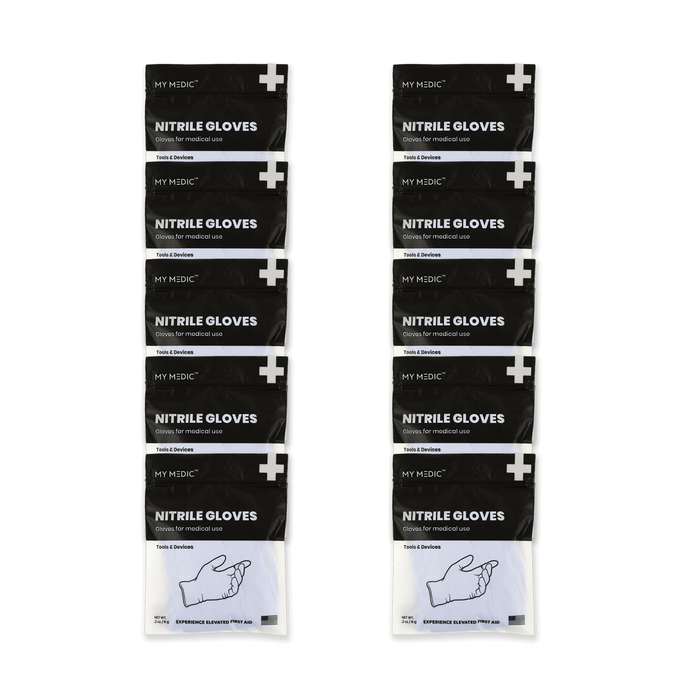 Nitrile Gloves - 10 Pack