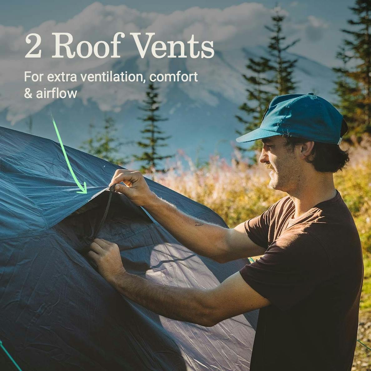 Coleman – PEAK1 4-Person Dome Tent with Star View Window