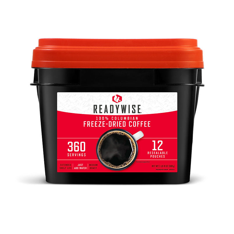 ReadyWise - 360 Servings Freeze-Dried Coffee