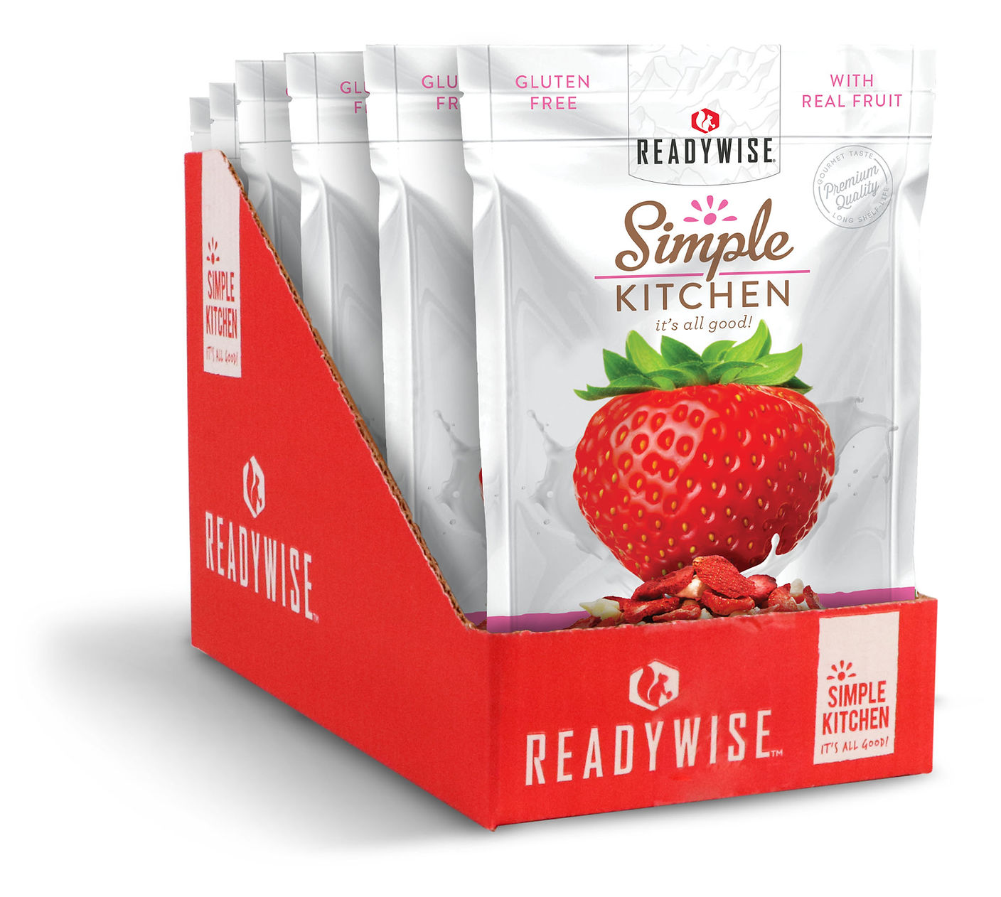 ReadyWise - 6 CT Case Simple Kitchen Strawberries & Yogurt
