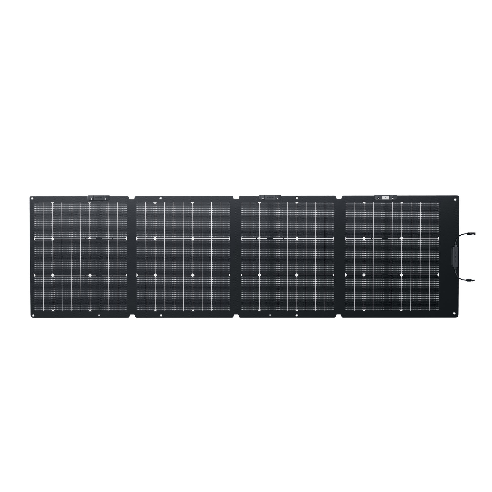 EcoFlow 220W bifacial portable solar panel for efficient outdoor energy solutions