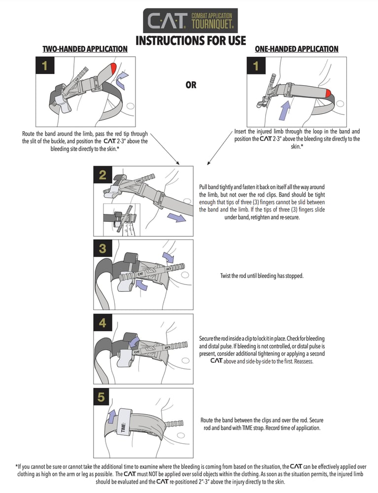 North American Rescue - C-A-T Generation 7 Tourniquet – The Gold Standard in Trauma Care
