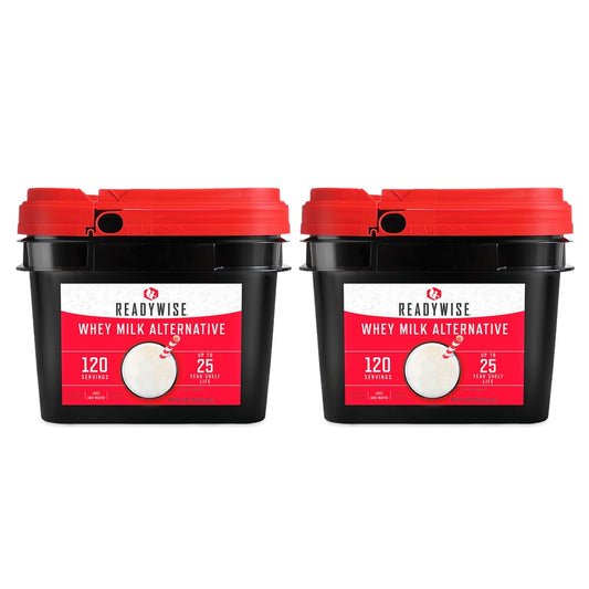 ReadyWise - 240 Servings Emergency Whey Milk Bundle