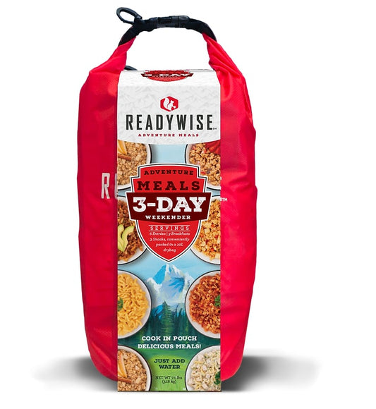 ReadyWise - 3 Day Weekender Kit with Dry Bag