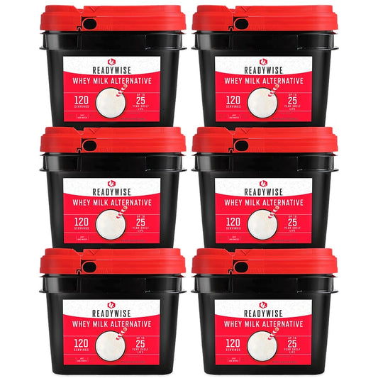 ReadyWise - 720 Servings Emergency Whey Milk Alternative Bundle