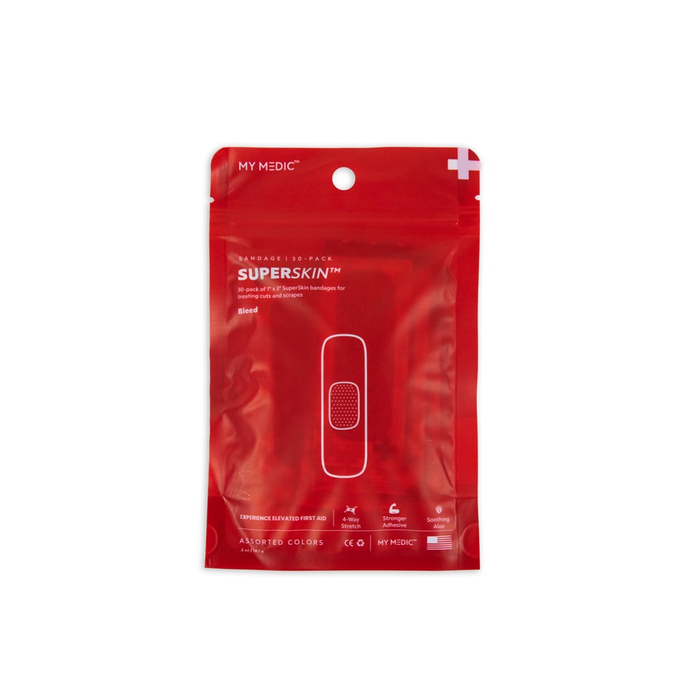 SuperSkin Bandage 30 Pack - 1"X3"